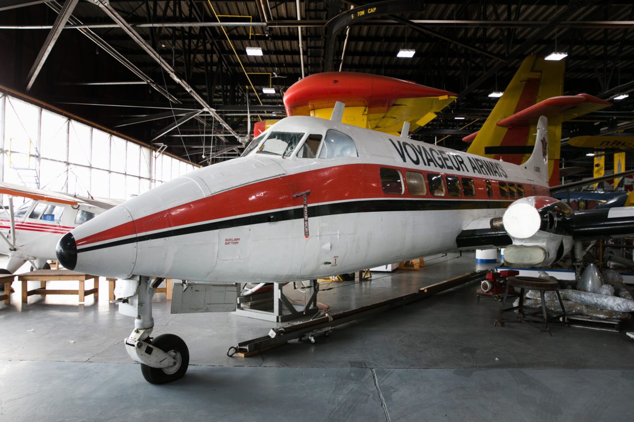 Saunders passenger aircraft - exhibit at Canadian Bushplane Museum Sault Ste. Marie, Ontario
