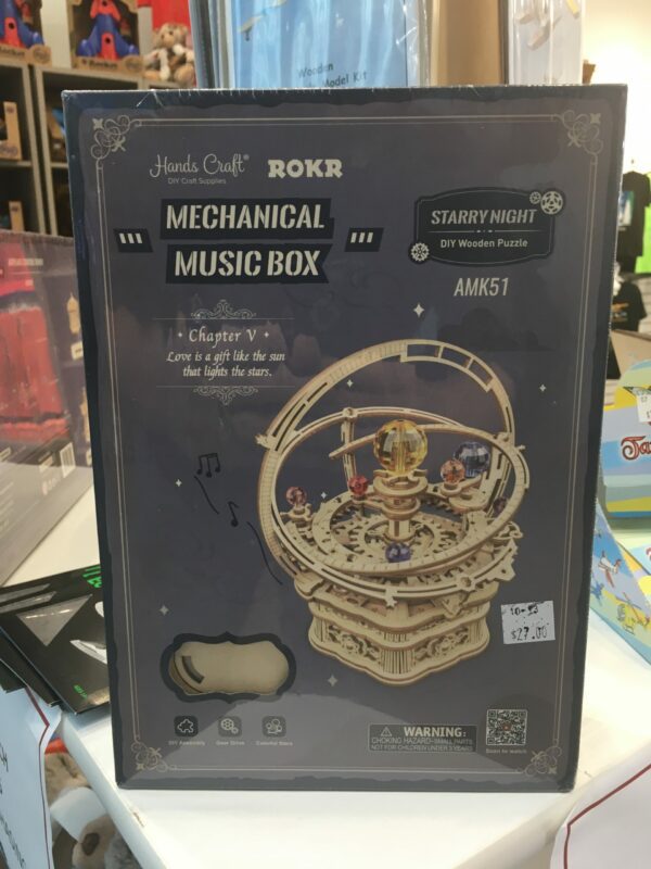 Hands Craft DIY Mechanical Music Box- Starry Night Puzzle