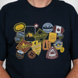 Canada Badges Men's T-Shirt