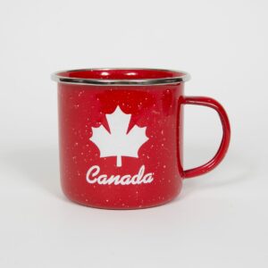 Red Canada Travel Tin Mug