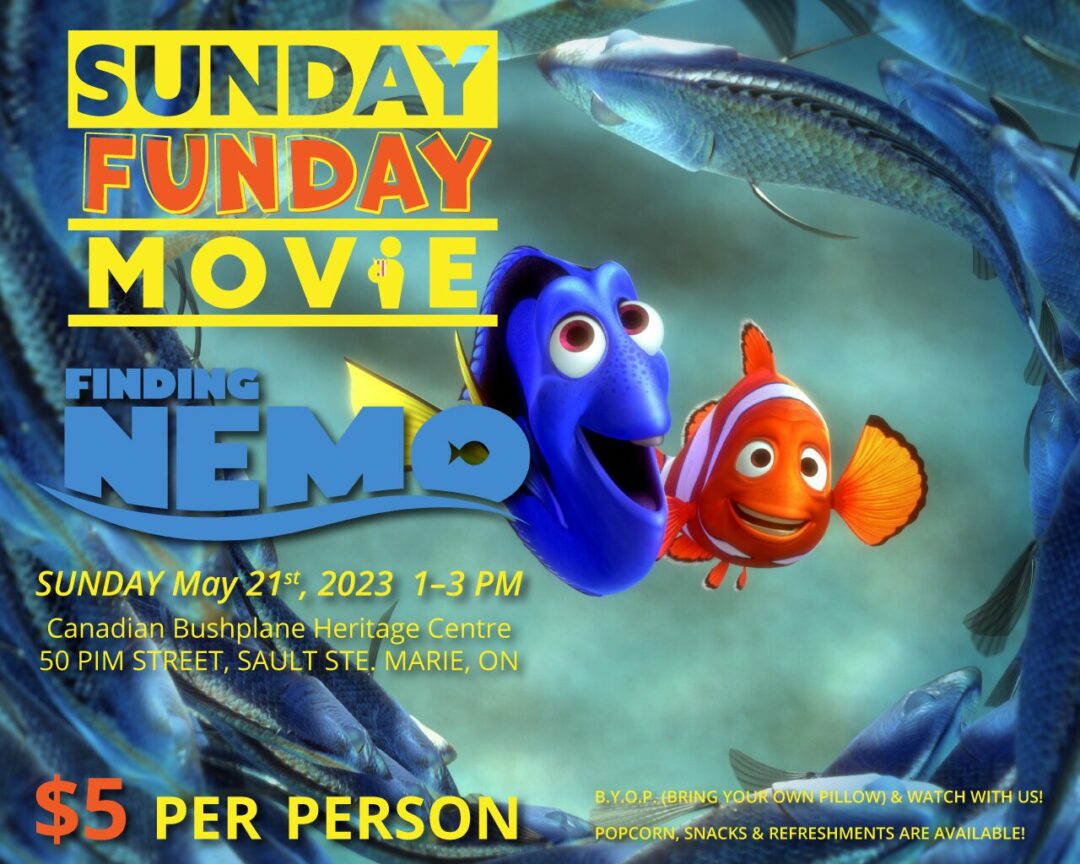 Sunday Funday Movie poster: Finding Nemo