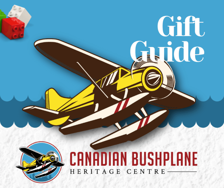 kids gift guide for the bushplane museum gift shop